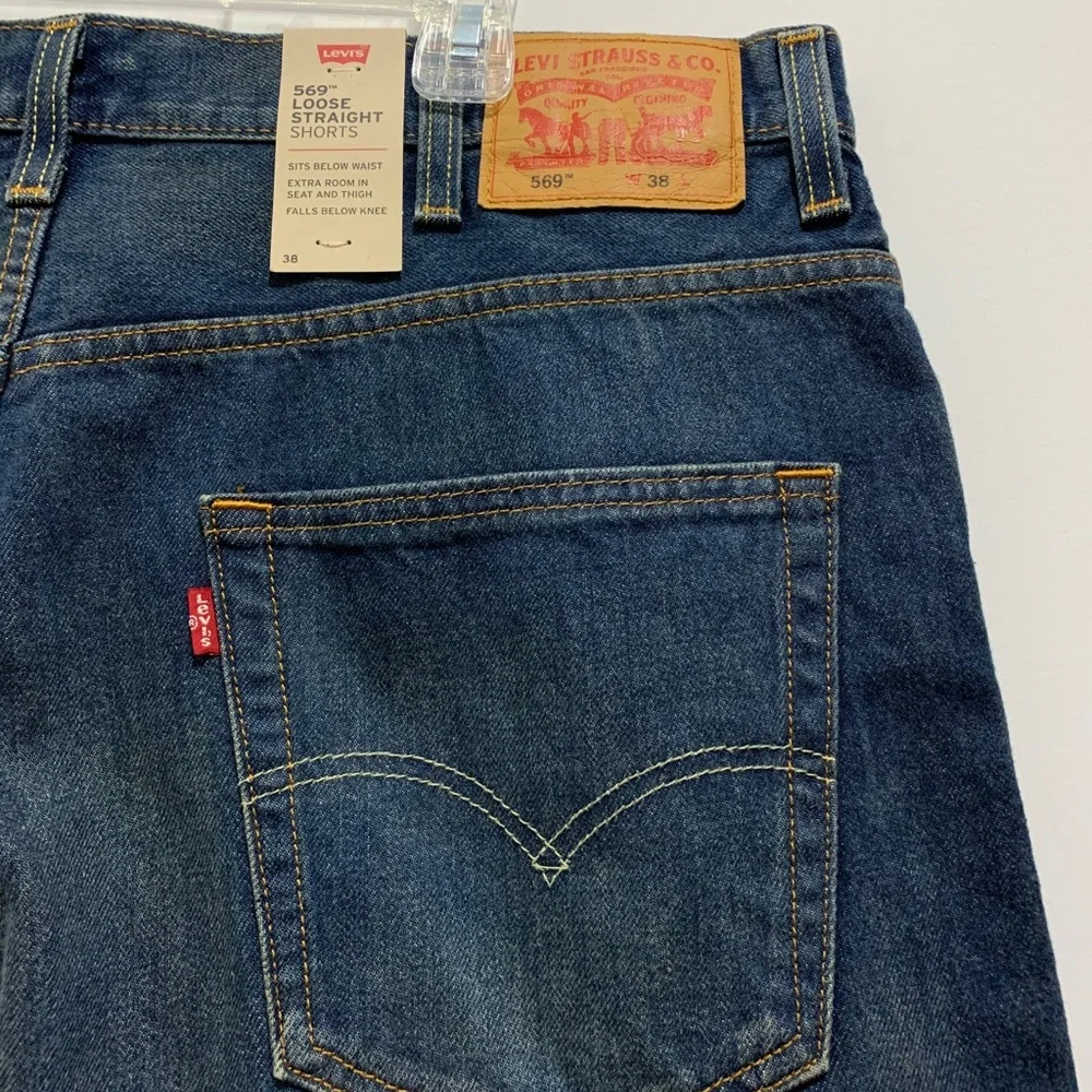 🆕 Levi's 569 Loose Straight Fit Jean Shorts_10